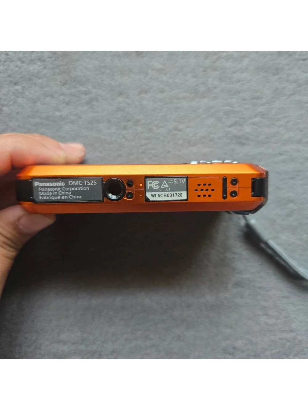 Panasonic Lumix DMC-FH1 12.1MP Digital Camera Orange Charger, Battery & 4GB SD